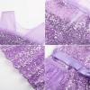 imageGRACE KARIN Girls Sequin Party Dress Formal Wedding Birthday Midi Sleeveless Dress 512YPurple