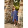 imageGRACE KARIN Girls Long Sleeve Dress Ruffle High Low Hem Fall Winter Chiffon Dress Size 512Blue