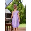 imageGRACE KARIN Girls One Shoulder Sequin Dress High Low Party Dress for 514YLight Purple