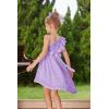 imageGRACE KARIN Girls One Shoulder Sequin Dress High Low Party Dress for 514YLight Purple