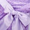 imageGRACE KARIN Girls Party Dress Sequin Formal Fancy Birthday Dress for Girls Prom Ruffle Midi Dress 514YearsLight Purple