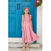 imageGRACE KARIN Girls Tie Back Party Dress Ruffle Sleeve Smoke Tiered Special Occasions Summer Maxi Dresses Size 512Pink