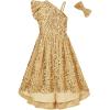 imageGRACE KARIN Girls One Shoulder Sequin Dress High Low Party Dress for 514YChampagne Gold