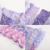 imageGRACE KARIN Girls Dresses Sequin Party Formal Pageant Dress Tween Girl Birthday Tulle Prom Princess Maxi Dress Size 514Purple Multicolor