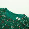 imageGRACE KARIN Girls Fall Dress Long Sleeve Floral Holiday Party Dresses for Girl 512YGreen