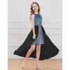 imageGRACE KARIN Girls Halter Neck Sequin Dress 614Y Kids Fancy Formal Party Prom Sparkly Pageant Birthday Graduation DressesBlack Fantasy Purple