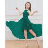 imageGRACE KARIN Girls Halter Neck Sequin Dress 614Y Kids Fancy Formal Party Prom Sparkly Pageant Birthday Graduation DressesDark Green