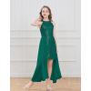 imageGRACE KARIN Girls Halter Neck Sequin Dress 614Y Kids Fancy Formal Party Prom Sparkly Pageant Birthday Graduation DressesDark Green