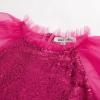 imageGRACE KARIN Girls Sequin Dress Ruffle Party Weeding Flower Shirred Tutu Dress 512Sequinhot Pink