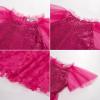 imageGRACE KARIN Girls Sequin Dress Ruffle Party Weeding Flower Shirred Tutu Dress 512Sequinhot Pink