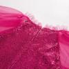 imageGRACE KARIN Girls Sequin Dress Ruffle Party Weeding Flower Shirred Tutu Dress 512Sequinhot Pink