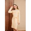 imageGRACE KARIN Girls Sweater Dress Fall Winter Long Sleeve Knit Party Formal Dress Size 614YBeige