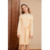 imageGRACE KARIN Girls Sweater Dress Fall Winter Long Sleeve Knit Party Formal Dress Size 614YBeige