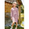 imageGRACE KARIN Girls Sweater Dress Fall Winter Long Sleeve Knit Party Formal Dress Size 614YPink