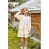 imageGRACE KARIN Girls Sweater Skirt Set Fall Winter Dress Kids Fashion Outfits Size 512Cream