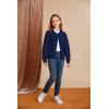 imageGRACE KARIN Girls Sweater Skirt Set Fall Winter Dress Kids Fashion Outfits Size 512Navy Blue