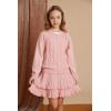 imageGRACE KARIN Girls Sweater Skirt Set Fall Winter Dress Kids Fashion Outfits Size 512Pink