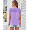 imageGRACE KARIN Womens Short Sleeve Tops Business Casual Shirts Loose Fit Tshirts Summer Clothes Fashion Trendy OutfitPurple