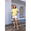 imageGRACE KARIN Womens Puff Sleeve Tops Summer Spring Crewneck Work Shirts Casual Blouse Fashion Outfits Basic Clothes 2025Yellow