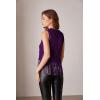 imageGRACE KARIN Sparkly Fringe Tops for Women Sleeveless Crewneck Tassel Sequin Tank Top Glitter Crop Party Shirt Cami OutfitPurple