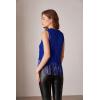 imageGRACE KARIN Sparkly Fringe Tops for Women Sleeveless Crewneck Tassel Sequin Tank Top Glitter Crop Party Shirt Cami OutfitRoyal Blue