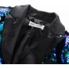 imageGRACE KARIN Boys Sequins Blazers Slim Fit Glitter Suit Jacket Formal Blazer for Party Prom 514 YearsGreen