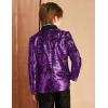 imageGRACE KARIN Boys Sequins Blazers Slim Fit Glitter Suit Jacket Formal Blazer for Party Prom 514 YearsPurple