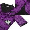 imageGRACE KARIN Boys Sequins Blazers Slim Fit Glitter Suit Jacket Formal Blazer for Party Prom 514 YearsPurple