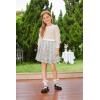 imageGRACE KARIN Girls Sequin Skirt Elastic Waist Sparkle Pleated Skirt for Party 514YCandy Colors
