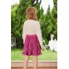imageGRACE KARIN Girls Sequin Skirt Elastic Waist Sparkle Pleated Skirt for Party 514YHot Pink