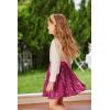 imageGRACE KARIN Girls Sequin Skirt Elastic Waist Sparkle Pleated Skirt for Party 514YHot Pink