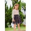 imageGRACE KARIN Girls Sequin Skirt Elastic Waist Sparkle Pleated Skirt for Party 514YMulticolor
