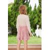 imageGRACE KARIN Girls Sequin Skirt Elastic Waist Sparkle Pleated Skirt for Party 514YPink