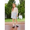 imageGRACE KARIN Girls Sequin Skirt Elastic Waist Sparkle Pleated Skirt for Party 514YSilver