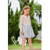 imageGRACE KARIN Girls Sequin Skirt Elastic Waist Sparkle Pleated Skirt for Party 514YSilver