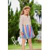 imageGRACE KARIN Girls Sequin Skirt Elastic Waist Sparkle Pleated Skirt for Party 514YYellow Rainbow
