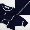 imageGRACE KARIN Girls Cardigan Sweater Long Sleeve Crewneck Knit School Uniform Sweater for Girls 512 YearsNavy Blue