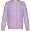 imageGRACE KARIN Girls Cardigan Sweater Long Sleeve Crewneck Knit School Uniform Sweater for Girls 512 YearsPurple