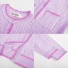 imageGRACE KARIN Girls Cardigan Sweater Long Sleeve Knit School Uniform Crew Neck Cute Cardigan 512 YearsPurple