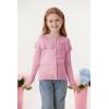 imageGRACE KARIN Girls Knit Cardigan Sweater Long Sleeve Ruffle Layered Lightweight Open Front Shrug Kids Casual Overwear 612Light Pink