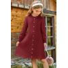 imageGRACE KARIN Girls Ribbed Knitted Sweater Dress Long Sleeve Casual Fall Winter Dress with Belt Size 514 YearsRed