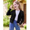 imageGRACE KARIN Girls VNeck Cardigan Button Up Knit Uniform Sweaters Size 512Black