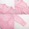 imageGRACE KARIN Girls VNeck Cardigan Button Up Knit Uniform Sweaters Size 512Pink