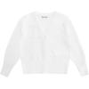 imageGRACE KARIN Girls VNeck Cardigan Button Up Knit Uniform Sweaters Size 512White