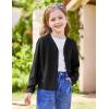 imageGRACE KARIN Girls VNeck Oversized Cardigan Fashion Batwing Sleeve Sweater 512YBlack