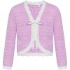 imageGRACE KARIN Cardigan for Girls Bolero Kids School Uniform Shrugs Sweater Size 512 Long SleevePurple