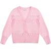 imageGRACE KARIN Girls VNeck Cardigan Button Up Knit Uniform Sweaters Size 512Pink