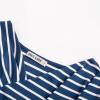 imageGRACE KARIN Womens Summer Tops Short Sleeve V Neck Striped T Shirt Casual Comfy Dressy BlousesBluewhite Stripe