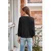 imageGRACE KARIN 2025 Womens 34 Sleeve Crochet Knit Button Down Cardigan Cropped Shrug Bolero Lightweight Sweaters TopsBlack