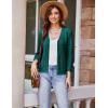 imageGRACE KARIN 2025 Womens 34 Sleeve Crochet Knit Button Down Cardigan Cropped Shrug Bolero Lightweight Sweaters TopsBright Green